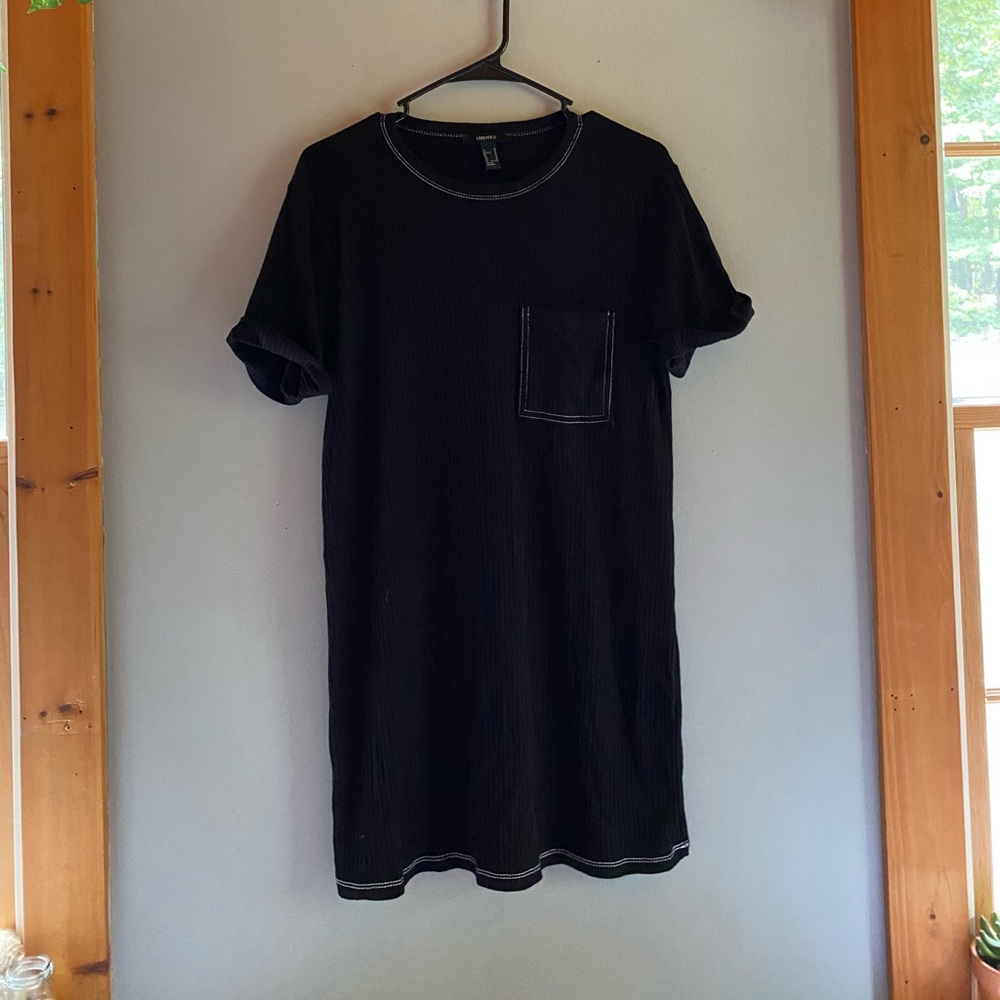 Black t-shirt dress from Forever 21